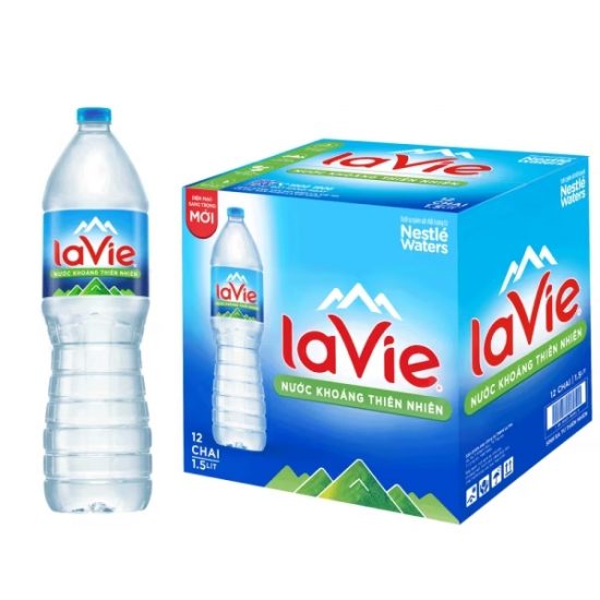 thùng nước khoáng LaVie 1.5L