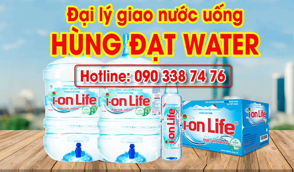 Đại lý nước Ion Life Hùng Đạt Water