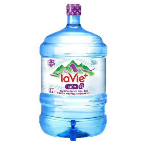 BÌNH NƯỚC LAVIE+ KIỀM CÓ VÒI 18,5L (Bình Vòi)